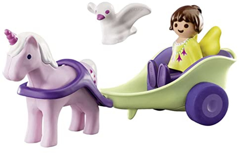 PLAYMOBIL 1.2.3 70401 Einhornkutsche mit Fee, Ab 1,5 Jahre
