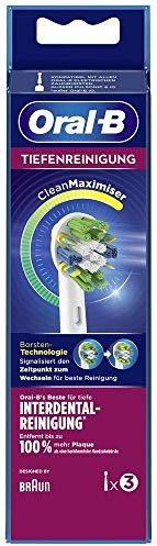 Braun Oral-B Toothbrush Heads Deep Cleanse, 3 Stück, Cleanmaximiz, 50 g