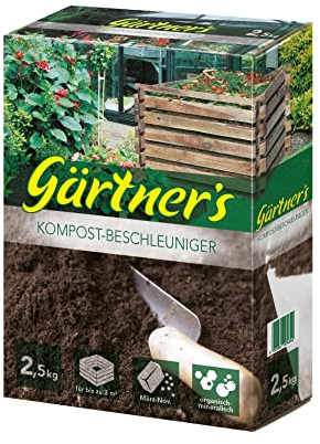 Gärtner's Kompostbeschleuniger, 2,5kg - Hochwirksame Kompostierungslösung für Haus- und Kleingarten, für Schnelle Humuserzeugung