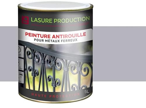 PEINTURE ANTIROUILLE-Gris Nuage-Bidon de 5 l