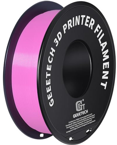 GEEETECH Filament PLA 1,75mm, für 3D Drucker PLA Filament 1 Spool, Neu Pink 1kg