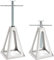 Yakimz Alu Stützböcke, 2 Stück Wohnmobil Stützbock, höhenverstellbar280-430MM, Unterstellbock Stützbock für PKW, Caravan, Anhänger und Wohnmobilen|3T Tragfähigkeit