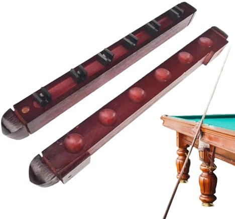 Vibhgtf Queue-Rack-väggfäste, pool-stick hållare | 6-håls pool-pinne