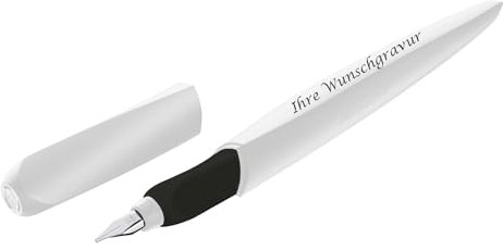 Pelikan Füllhalter mit Gravur / Füller / Twist Calligraphy P457 1,5 weiß