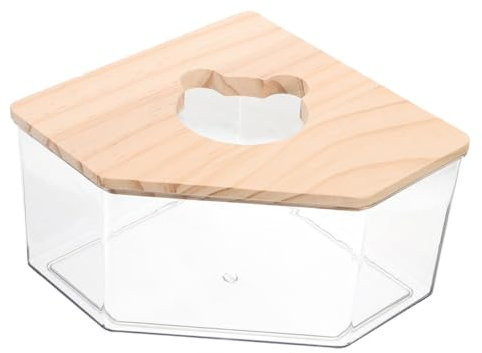 Sosoport Hamster-sandbadbox Aus Acryl Und Transparenter Hamster-badebehälter Für Hamster-sandbad Und Chinchilla-sandbad Haustier-badewanne Zum Ausruhen Und Spielen