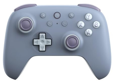 AKNES 8Bitdo Ultimate 2C 2.4G Controller Wireless per PC Windows e Android, con Joystick ad Effetto Hall e Trigger Hall, 1000Hz Polling Rate e Paraurti L4/R4 removibili (Mirtillo)