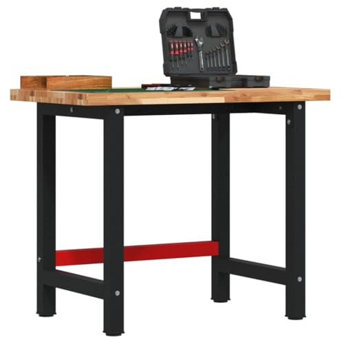 Furniture Select-Werkbank 100x60x83 cm Massivholz Akazie rechteckig