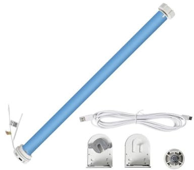 Fangxuee Matter over Thread Smart Roller Shade Blinds Motor Built in Battery for 38mm Tube App