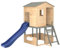 vidaXL Play Tower Dark Grey Solid Wood Fir, Climbing Tower, Playground, Garden, Climbing Towers, Play Equipment, Wooden Play Equipment, Wooden Play Equipment