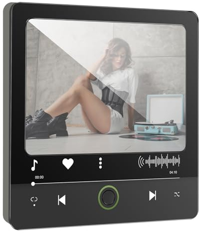 BAODBF Personalisierter Kühlschrankmagnet mit Musik,Magnet Musik mit Eigenem Foto & Song,Personalisierter Spotify Fotomagnet,Musik Kühlschrankmagnet,Kühlschrank Magnet mit Musik für Verschenken