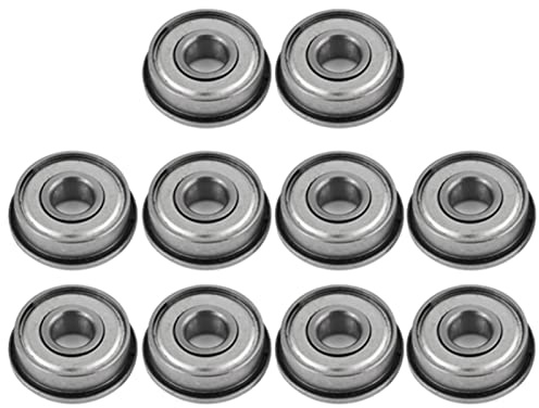 10pcs F608Z Cuscinetti a Sfere in Miniatura Flangiato in Acciaio per Lavoro di Precisione e Attrezzature Meccaniche, Giocattoli, Porte e Finestre