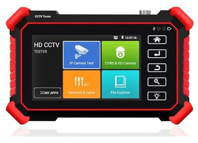 Tester per telecamere di sicurezza CCTV Tester IPC Da 4 Pollici 8K Supporto 8MP AHD/CVI/TVI Tester For Telecamere Analogiche Monitor CCTV Tester For Tester For Telecamere IP(IPC-1910C)