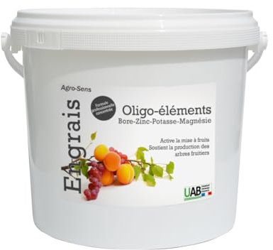 Agro Sens Ferti Oligos : Engrais Riche en Oligo-éléments - Seau 4 kg