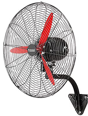 Ventilatore Elettrico Industriale Da Parete, Potente Ventilatore Da Pavimento, Trombe Ad Alta Potenza, Ventilatore Da Officina Commerciale, Fabbrica, Forte Vento, Ventilatore Da Parete Da 50 Cm