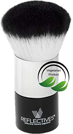 REFLECTIVES® Kabuki Puder-Pinsel – Weicher Mineral-Make-up Pinsel für Puder, Foundation & perfekte Gesichtskonturen