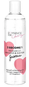 EIS, Premium 2:1 Massage & Gleitgel 'Guarana - 2 Become 1', kondomverträglich, Langzeitwirkung auf Wasserbasis, 300 ml
