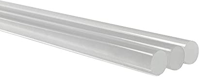 ACRYLGLAS XT Rundstab – transparenter Vollstab 100 cm (Ø 6 mm)