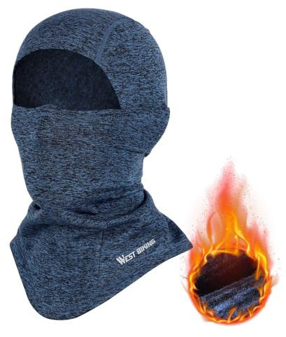 CYCLESPEED Sturmhaube Skimaske Herren Damen Winddichte Atmungsaktiv Warme Gesichtsmaske Sturmmaske Balaclava Winter Maske, Fahrrad Motorrad Thermo Fleece Gesichtshaube