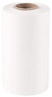 Rollo de papel de pergamino para hornear antiadherente Hojas de cocina de silicona de doble cara para lata de pastel Cocina Hogar - Blanco 10CM x 50M