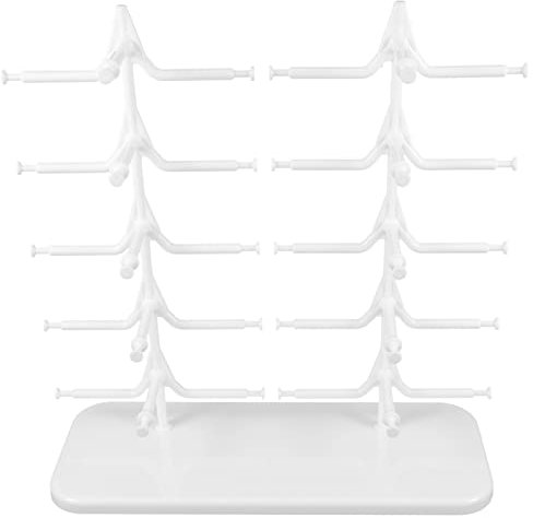 Ipetboom Porta Occhiali in Espositore Per Occhiali Da Sole Organizer Multifunzionale Adatto Per Casa e Ufficio