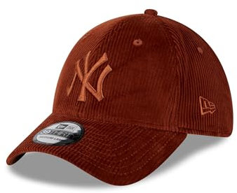 New Era Fankappe Baseball New York Yankees MLB Cord Brown 39Thirty Stretch Cap gebogener Schirm - S-M (6 3/8-7 1/4)