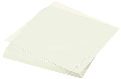 QUARKZMAN 75 Blätter Origami-Papier beidseitig bedruckt 6x6 Zoll (15x15cm) quadratische Blätter für Kunsthandwerk, Anfänger, Geschenkdekoration, cremeweiß