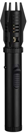 Windproof Lighter Candle Lighter with Safety Lock Adjustable Jet Flame for BBQ, Stove, Candle, Kitchen Cooker, Hobs, Men Gifts (Black)
