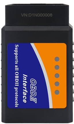 Auto OBD2 Scanner Codeleser,OBD2 Bluetooth Adapter,OBD2 Bluetooth 4.0 Adapter,Geeignet für iOS,Android und Windows Geräte,Anwendbar für Fahrzeuginspektionen,Schwarz