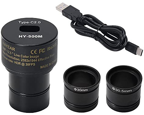 Digitales Elektronisches Okular, 5 MP Megapixel-Digitalkamera für Mikroskope, USB 2.0-Anschluss, Kompatibel mit Wins 2000, XP,