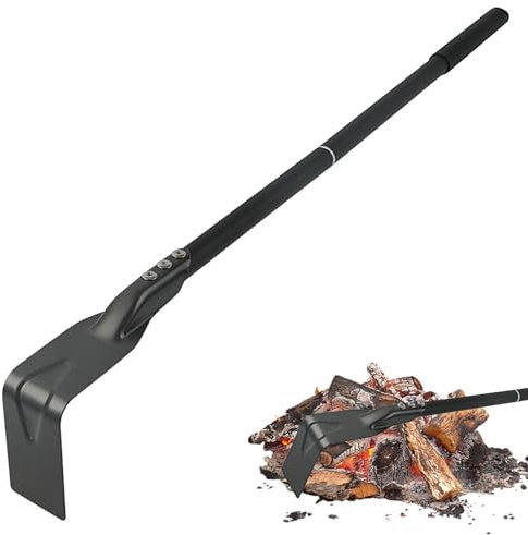 BBQ Ash Tool Poker,Schaber Mit Langem Griff, Ascheschaufel Für Herd | BBQ Cleaner Schürhakenschaber Für Pizzaofen, Für Kamin, Herd, Grill