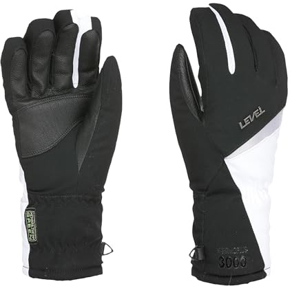 Level Alpine W - Guanti Sci Donna, Guanti Donna Invernali Protettivi, Impermeabili e Traspiranti, Guanti Termici con Polsino in Pelliccia, Abbigliamento Neve Donna per Sciatrici e Snowboarder, 1 Paio