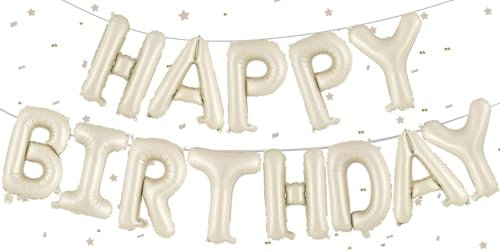 Foil Ballons Happy Birthday Decoration,16 Pouces Happy Birthday Balloons Joyeux Anniversaire Fête Party Décoration Pour Enfants et Adultes