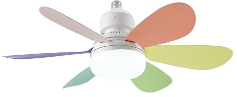 beper P206VEN610 Ventilateur de plafond, 40W, Éclairage et ventilation avec design interchangeable, 2 Jeux de pales, 3 Vitesses, Télécommande et lampe à économie d'énergie