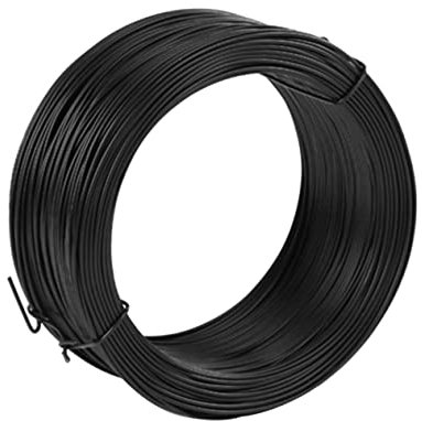 VINTORKY PVC-kleberbeschichteter Draht Schwarz Beschichteter Gartendraht Stabiler Bindedraht Für Die Gartenarbeit