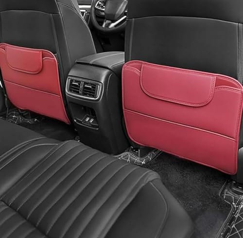 HMYOUXUAN 2 Rückenlehnen-Schutzmatte für Mini Countryman (U25) 2023 2024 2025, Rückenlehnenschutz, Auto Rückenlehnenschutz Organizer Autositz Rückseite,C