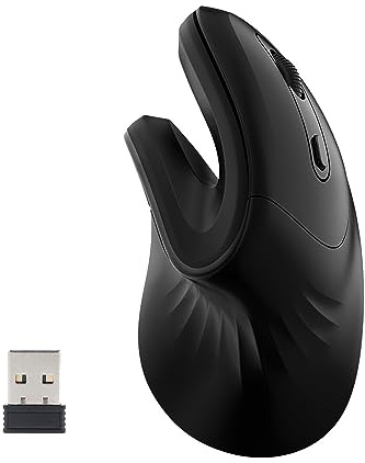 Optique ergonomique rechargeable 1000 1600 2400 DPI avec 6 boutons verticaux