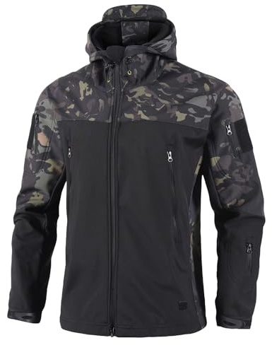 Generisch Tarnjacke Herren Angeljacke Taktische Armee Warm Taktische Jacke Field Tarnjacke Jagdbekleidung Wetterfeste Parka