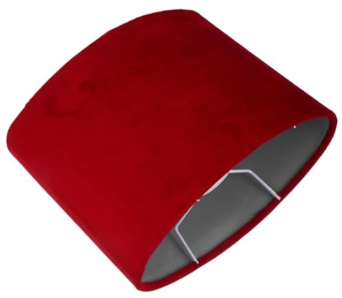 Homoyoyo Terciopelo Pantalla De Lámpara Ovalada Cubierta Antipelusas Para Lámpara De Escritorio Adecuada Para Iluminación De Hogar y Decoración Moderna