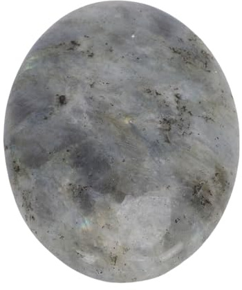 Haofy Piedra de Palma de Cristal Curativo, Piedra de Preocupación Pulida Ovalada de 7,5 Cm para Meditación, Yoga, Alivio del Estrés, Tamaño de Bolsillo para Atención Plena para (Piedra brillante)