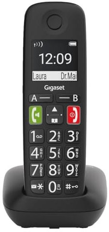 Gigaset A116 Téléphone DECT Identification de l'appelant Noir