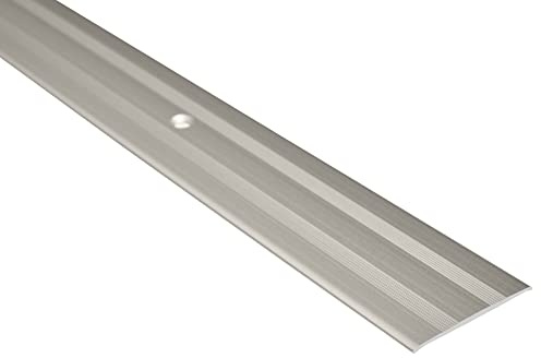 Effector Alu Schwellenleiste 180 cm 35x2 mm INOX Übergangsprofil Alu | Edelstahloptik, Stabile Konstruktion, Langlebig