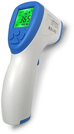 Sipa Non-Contact Rapid Response Infrared Digital Forehead Thermometer for Adults, Kids, Baby, Accurate Instant Readings with 3 in 1 Digital LCD Display for Face, Ear, Body