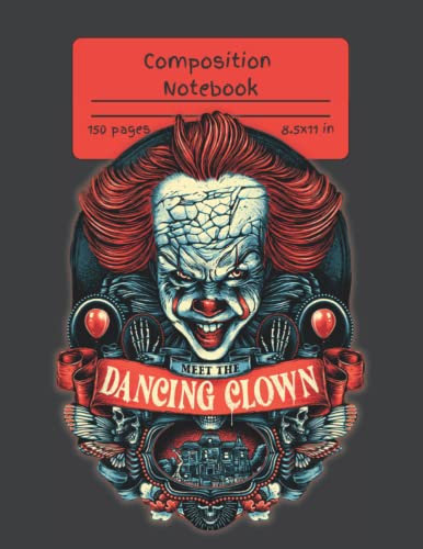 Horror Movie Composition Notebook: horror movie notebook, movie horror character notebook, horror-themed décor, black and red notebook: 200 sheets ... | occult notebook journal, gothic aesthetic