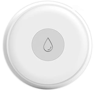 Zigbee Wasser Leck Detector Smart Home Überlauf Sicherheit Alarm Flut Leck Sensor Arbeit mit Tuya Zigbee/ZMHK 01/M1 Materie Hub(Water Leak Sensor)