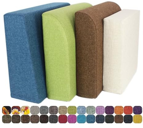 frides Maßgefertigtes Rückenkissen für Sofa & Bank, Rückenkissen nach Maß | Individuelle Formen, 300+ Farben, Wechselbarer Bezug & Befestigung für Sofa, Bank, Bett & Outdoor Möbel