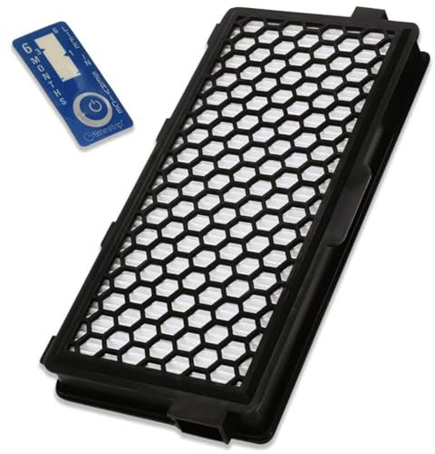 SF-AA50 for Miele Vacuum Active AirClean Filter with Timestrip for Miele AirClean Filters Compatible with Miele S4 S5 S6 S8 S4000 S5000 S6000 S8000 Complete C2 C3 Compact C1 C2 Vacuum Activated carbon