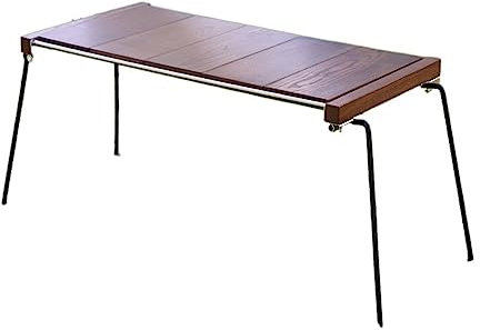 Tavolo da Pranzo Pieghevole Tavolo da Campeggio Pieghevole per Barbecue da Esterno Tavolo Combinato Pieghevole in Legno Tavolo da Picnic Pieghevole Facile e Portatile Multifunzione