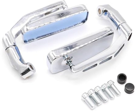 YUPEIUKLI-reflectores retrovisores para Bicicleta de Motocross, con Perno de 8mm y 10mm, Abrazadera de Montaje en Manillar de 7/8 , Seguridad Mejorada para Motocicleta y Scooter