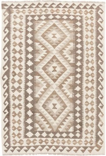 Nain Trading Kelim Afghan Heritage 123x182 Handgewebt Modern Orientteppich Designteppich Teppich Wolle