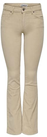 Only Onlmary-Global Mid Cord utsvängd PNT Noos, Havregryn, 38W / 34L